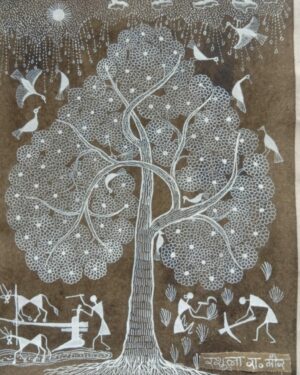 Warli painting Rasula Mor 02