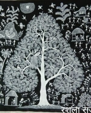 Warli painting Rasula Mor 04