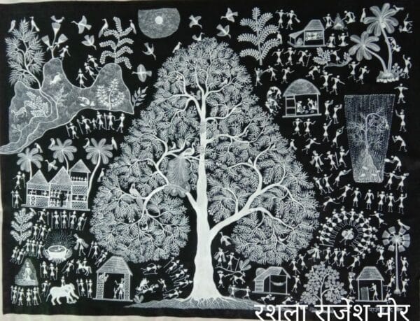 Warli painting Rasula Mor 04