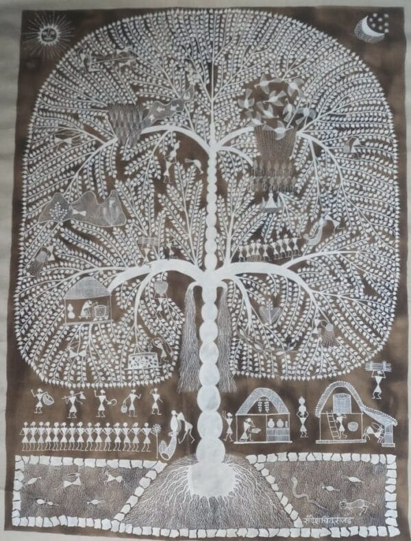 Warli painting- Sandesh Rajad 04