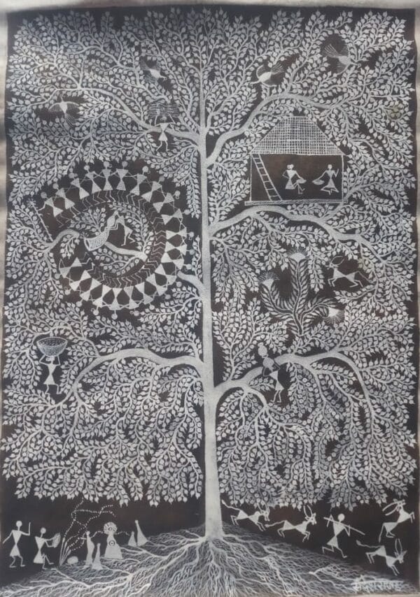 Warli painting Sandesh Rajad 05