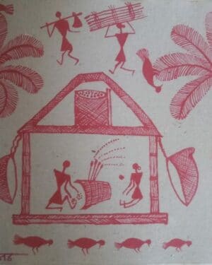 Warli painting Sandesh Rajad 06