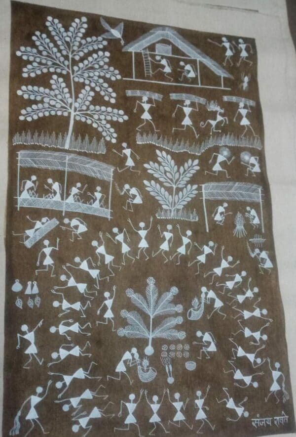 Warli painting Sanjay Ravate 10