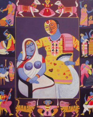 Indian Art - Bhaskar Lahari -22