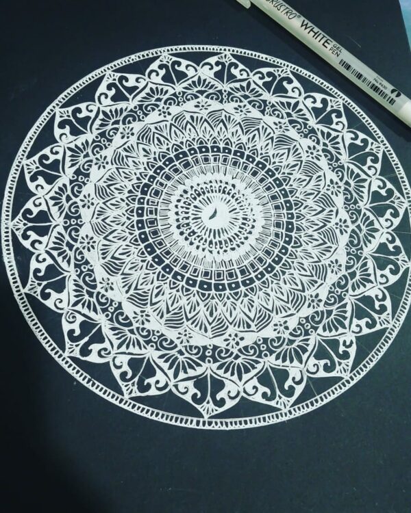 Mandala Art #7 (Century paper Size A4)