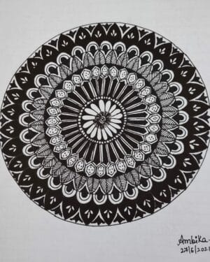 Mandala art Ambika 12