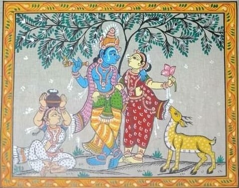 Pattachitra painting - Tapaswini - 05