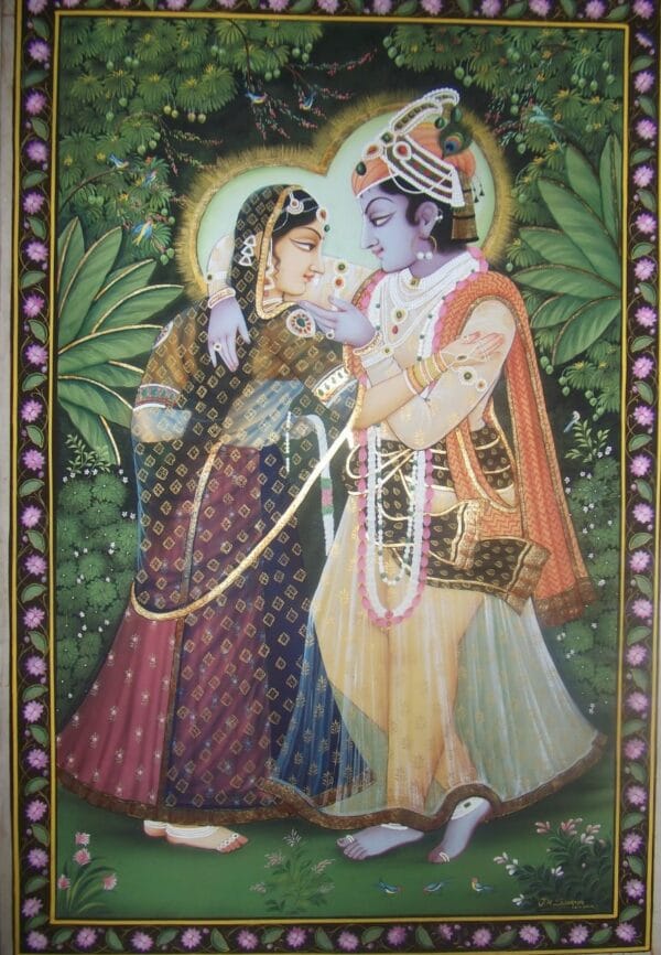 Radha Krishna #6 - Pichwai painting (2 x 3 feet)