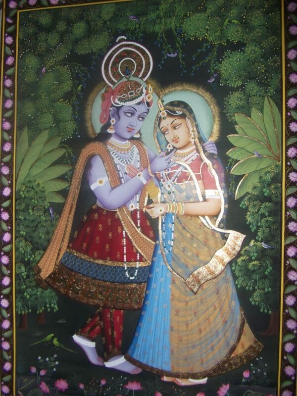 Radha Krishna #7 - Pichwai painting (2 x 3 feet)