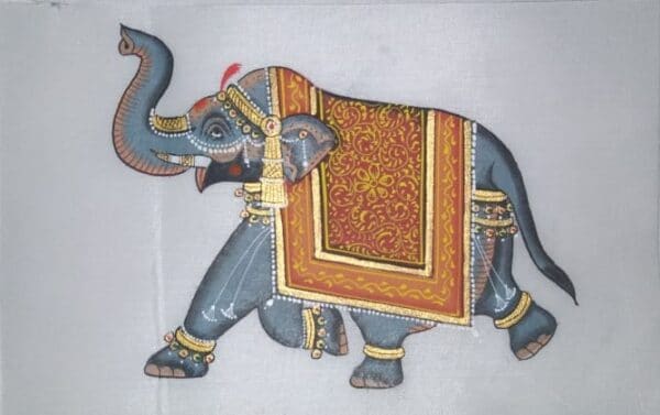 Rajasthani Miniature Painting #1 (3.5" x 5.5")