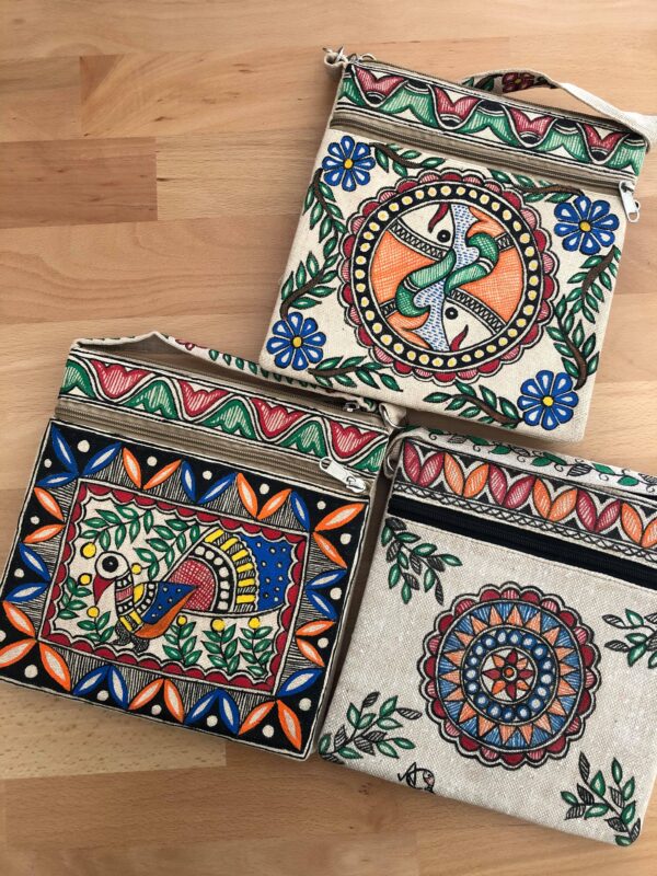 Madhubani Painted Sling Bags