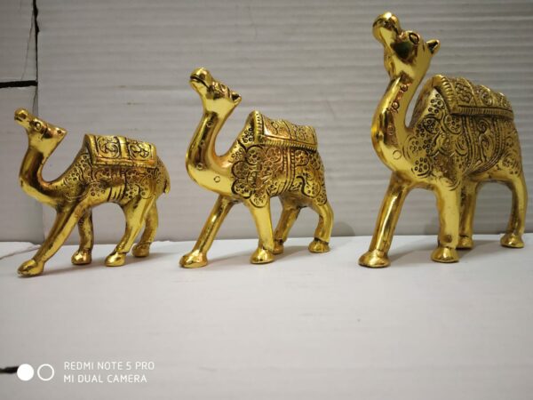 Camels #2 - Indian Handicraft (8") (set of 3)