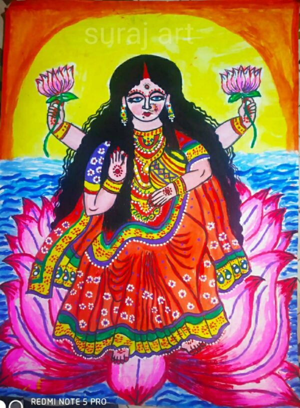 Maa Lakshmi - Indian Art [Not for Sale]