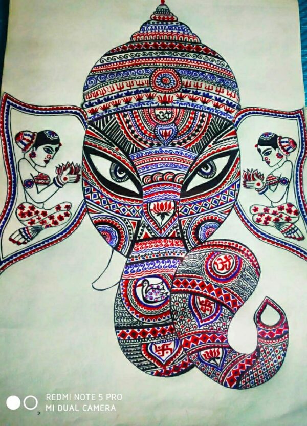 Shree Ganesh - Indian Art - Mandala Style [Not for Sale]