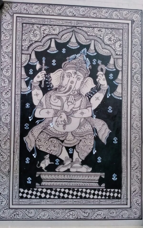 Shree Ganesh - Pattchitra painting (12" x 18")