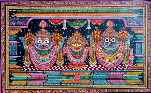 Nagarjuna Besa - Pattachitra painting (3 x 2 feet)