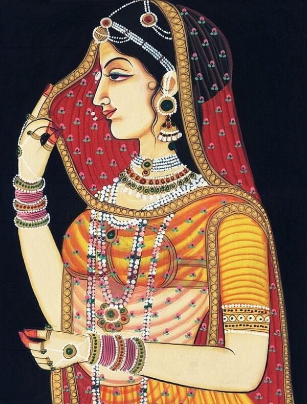 Rajathani painting - Pankhuri - 02