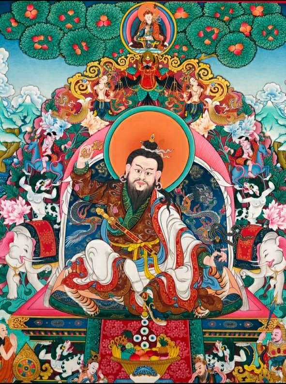 Thangaka Painting, Artist Jigna Thinley Bhutia