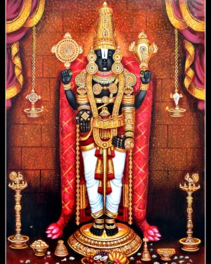 Tirupathi Perumal - Indian Art - Akila - 04