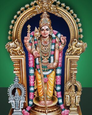 Lord Murugan - Indian Art - Akila - 10