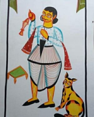 Kalighat painting - Jahuran Chitrakar - 19