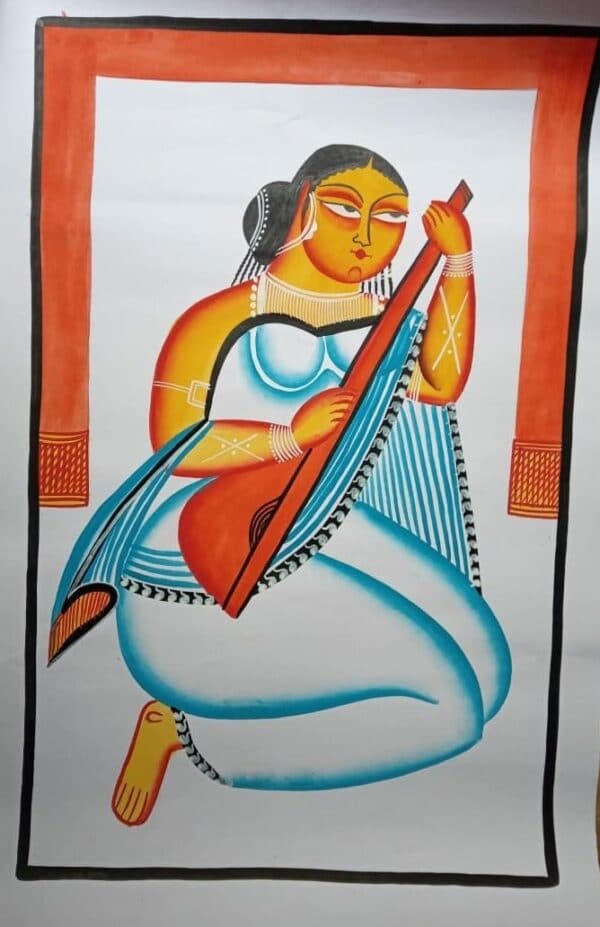 Kalighat painting - Rahim Chitrakar - 05