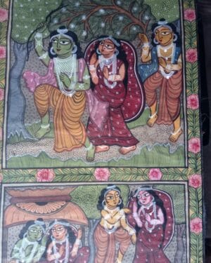 Ramayan - Pattachitra painting - Rahim Chitrakar - 08