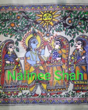 Radha Krishan Raasleela - Madhubani - Nalinee - 10