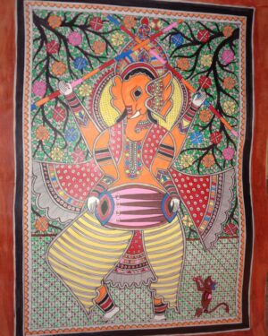 Ganesha - Madhubani painting - Rakesh Paswan - 10