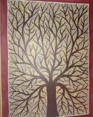 Tree of Life - Madhubani painting - Rakesh Paswan - 11