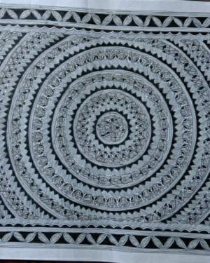 Mandala - Madhubani painting - Rakesh Paswan - 16