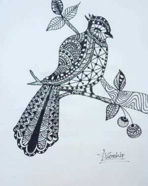 Bird - Mandala painting - Alka Purohit - 11