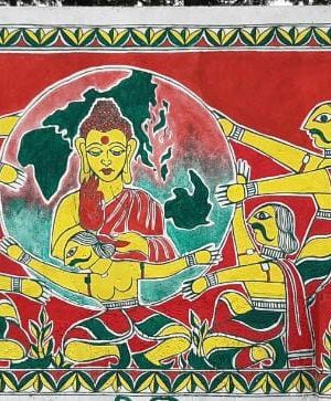 Buddha - Manjusha painting - Aman Sagar - 01