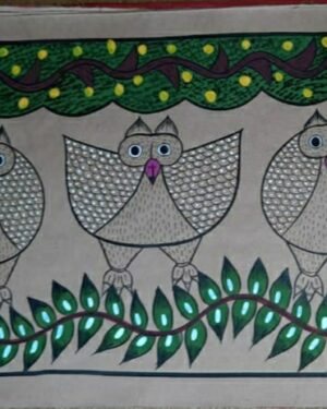 Birds - Pattachitra painting - Amiruddin Chitrakar - 08