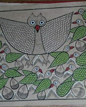 Birds - Pattachitra painting - Amiruddin Chitrakar - 10