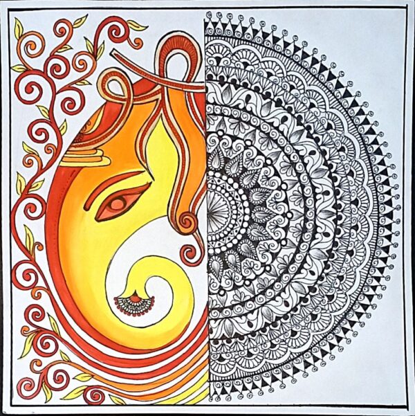 Ganesha - mandala art - geetanjali - 44