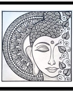 Buddha - mandala art - geetanjali - 59