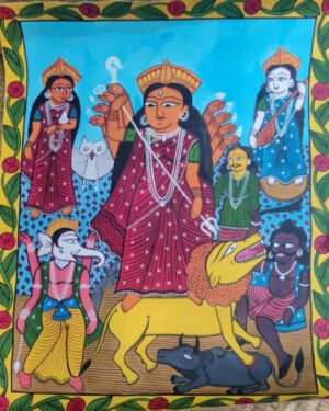 Chandi Mangal - Patua art - Mohan Chitrakar - 10