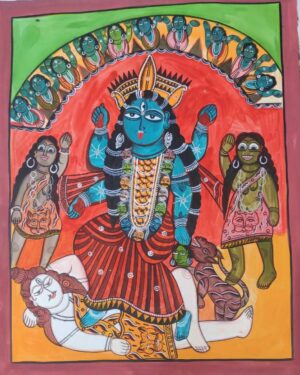 Jay Maa Kali - Patua art - Madhusudan Chitrakar - 05