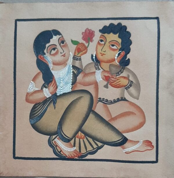 Kalighat painting - Bapi Chitrakar - 06