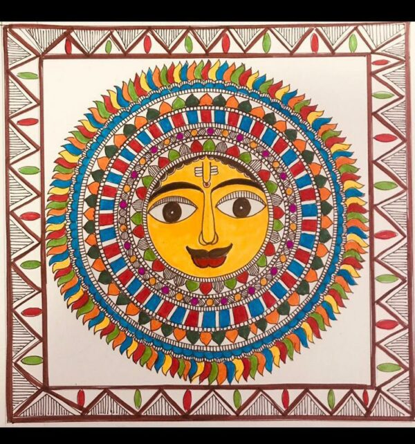 Surya Devatha - Madhubani - Ketaki - 02