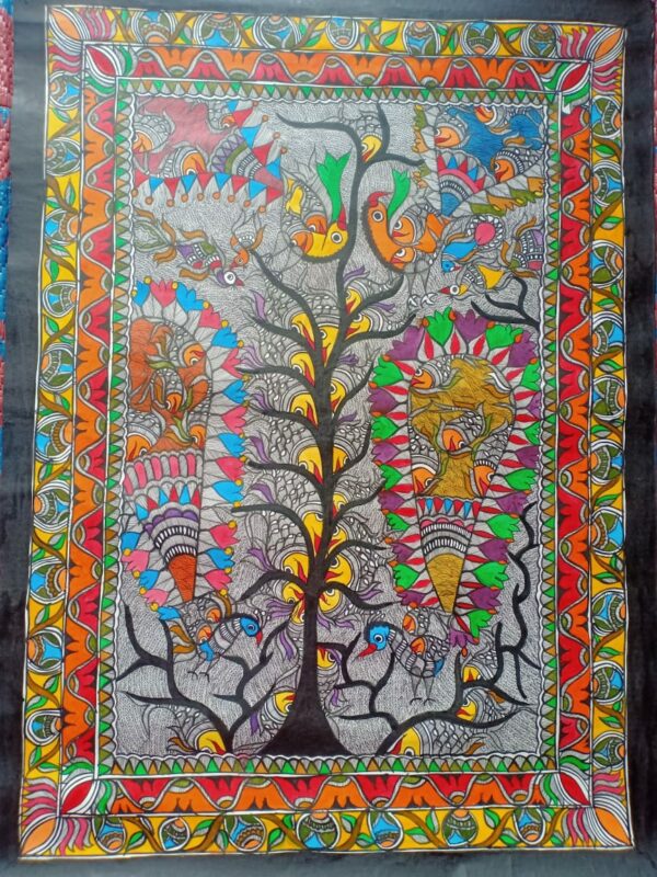 Tree of Life - Madhubani painting - Sharvan Paswan - 03