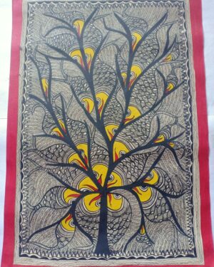 Fishes - Madhubani painting - Sharvan Paswan - 05