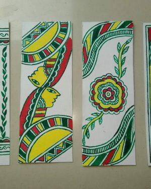 Handpainted Bookmark - Manjusha painting - Indian handicraft - Suma Devi - 03