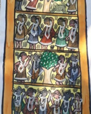 Tribal Wedding Celebration-Pattachitra - Abiran Chitrakar - 10