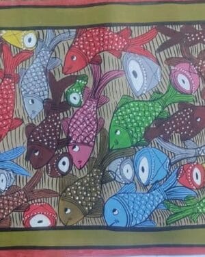 FIsh Marriage - Pattachitra - Gura Chitrakar - 03