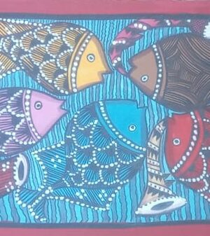 Fish marriage - Pattachitra - Sandhya Chitrakar - 03