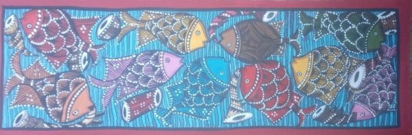 Fish marriage - Pattachitra - Sandhya Chitrakar - 03