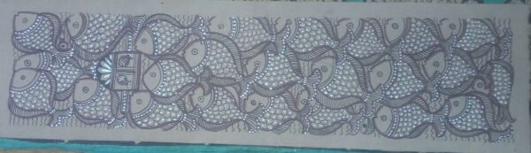 Fish marriage - Pattachitra - Sandhya Chitrakar - 05