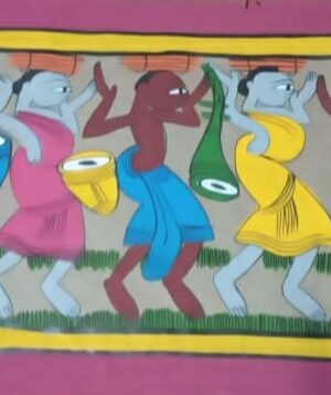 Tribal Dance - Pattachitra - Ahed Chitrakar -01